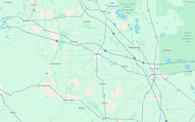 Service Area Map Image